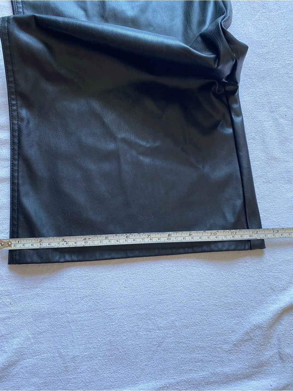 Zara Faux Leather Black Pants SZ XXL, Casual, elegant, classic - Picture 12 of 15
